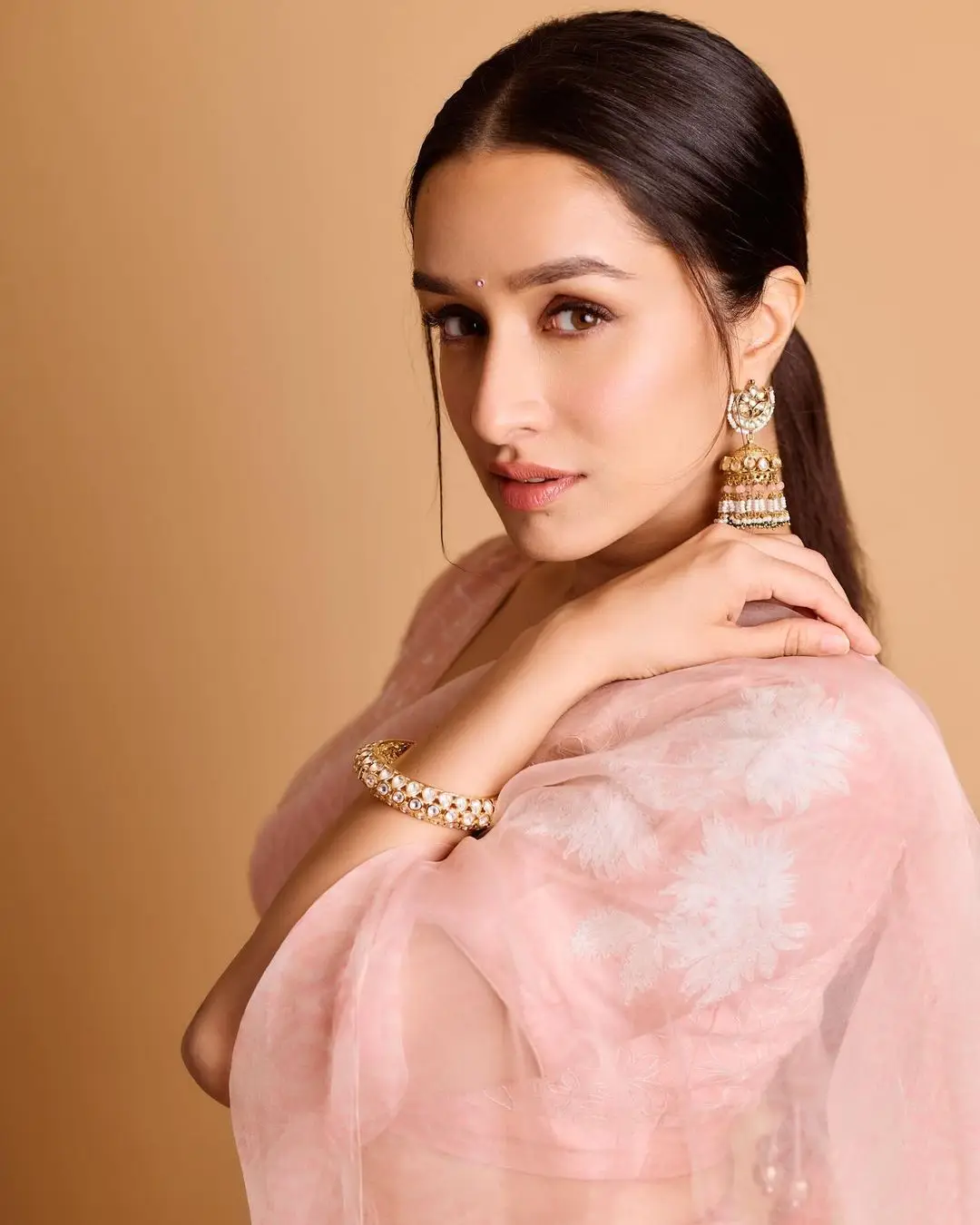 Shraddha Kapoor Stills In Pink Top